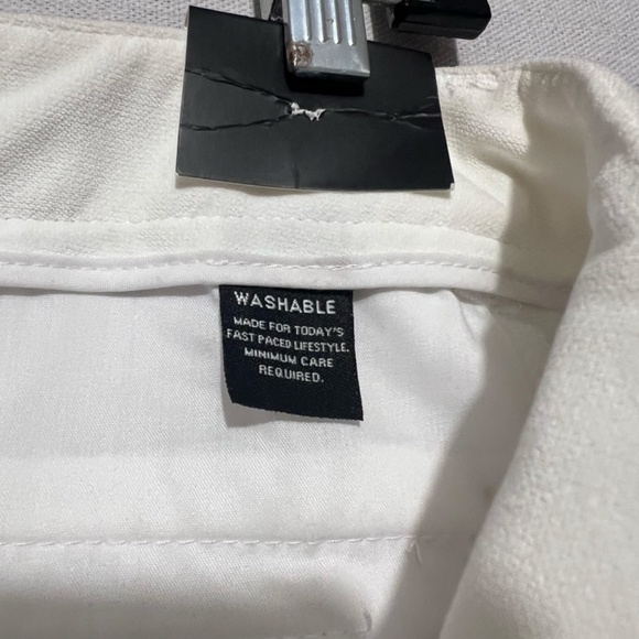 NWT Zac + Rachel slim leg white pants - size 8 - Picture 5 of 6